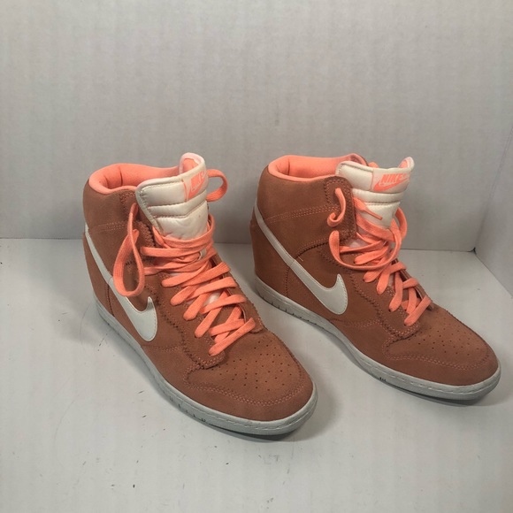 nike sneaker wedge heels